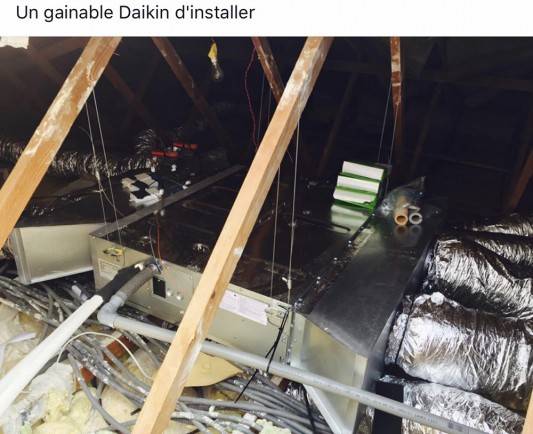 installation daikin